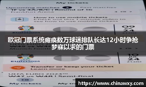 欧冠门票系统瘫痪数万球迷排队长达12小时争抢梦寐以求的门票