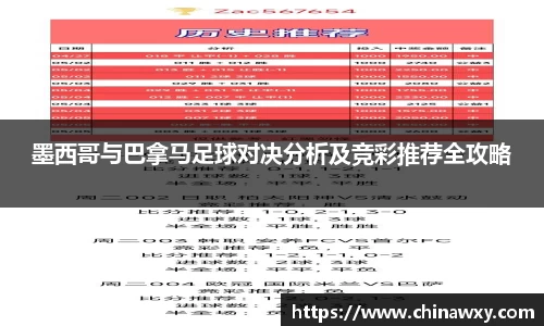 墨西哥与巴拿马足球对决分析及竞彩推荐全攻略
